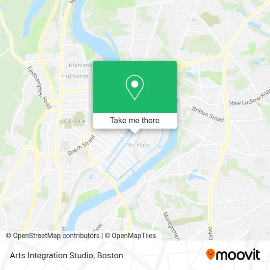 Arts Integration Studio map