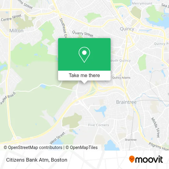 Citizens Bank Atm map