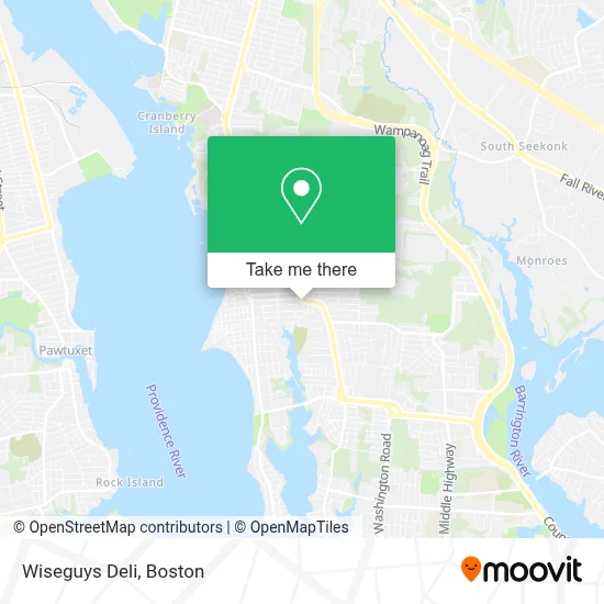 Wiseguys Deli map