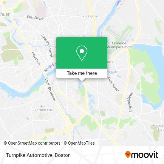 Turnpike Automotive map
