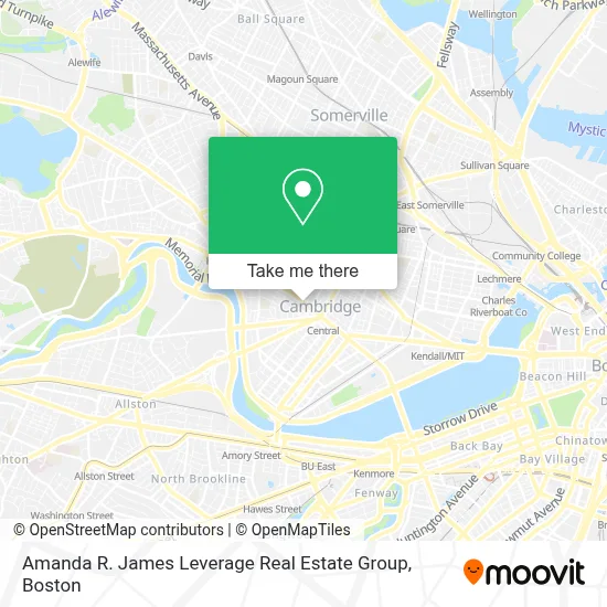 Amanda R. James Leverage Real Estate Group map