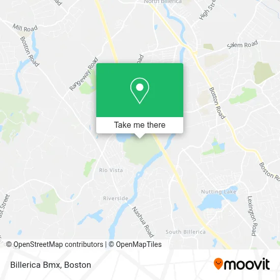 Billerica Bmx map