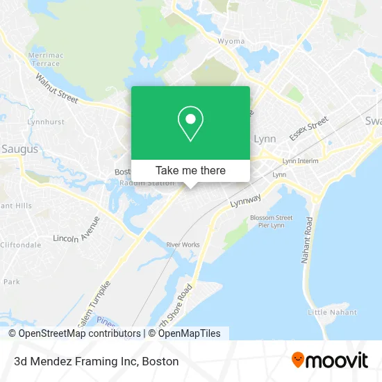 3d Mendez Framing Inc map