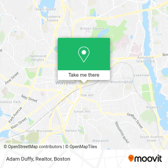 Adam Duffy, Realtor map