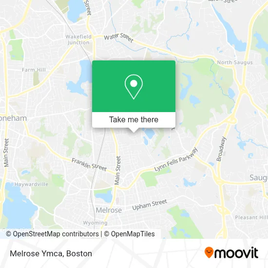 Melrose Ymca map