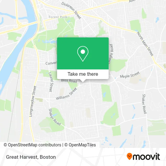 Great Harvest map