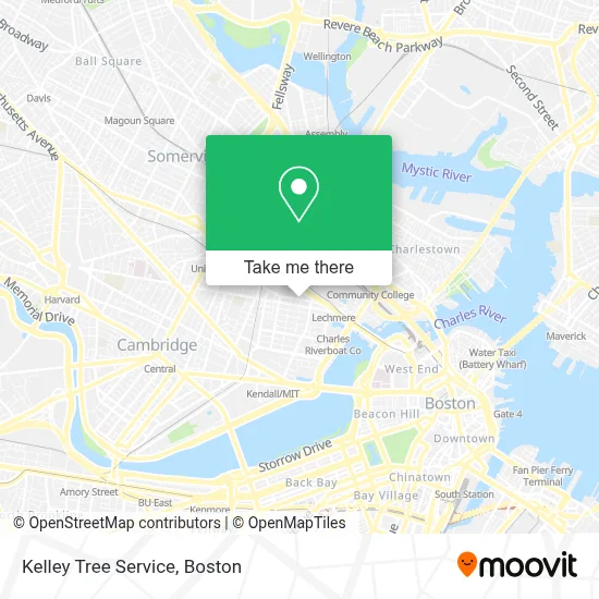 Kelley Tree Service map