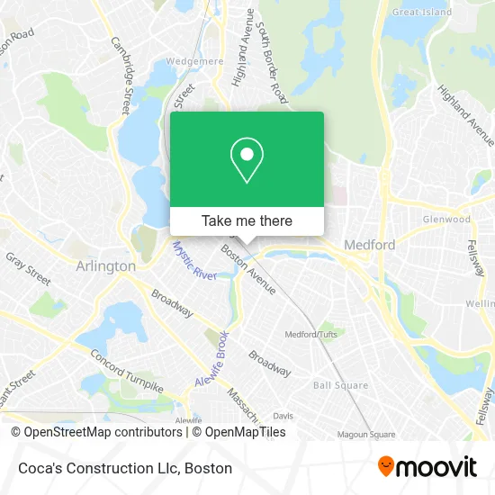 Coca's Construction Llc map