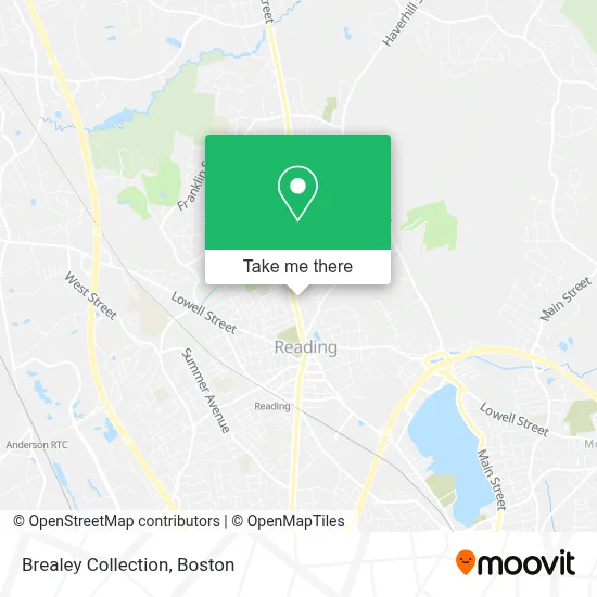 Brealey Collection map