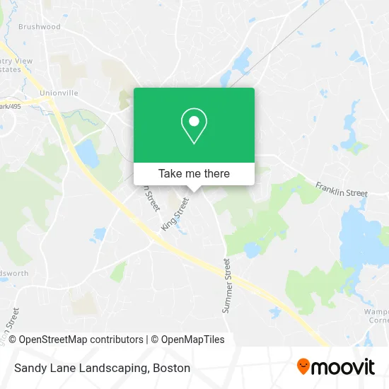Sandy Lane Landscaping map