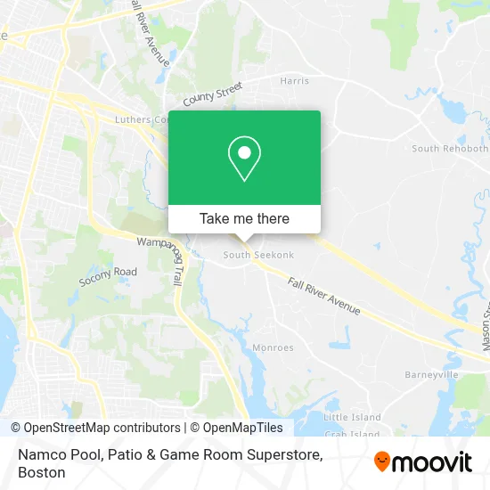 Namco Pool, Patio & Game Room Superstore map