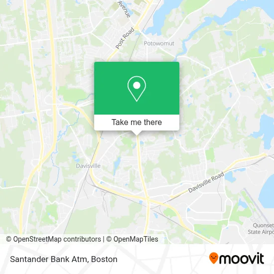 Santander Bank Atm map