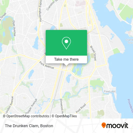 The Drunken Clam map