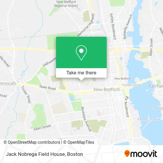 Jack Nobrega Field House map