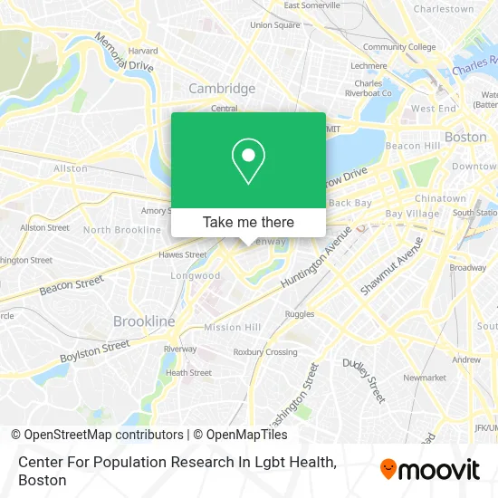 Center For Population Research In Lgbt Health map