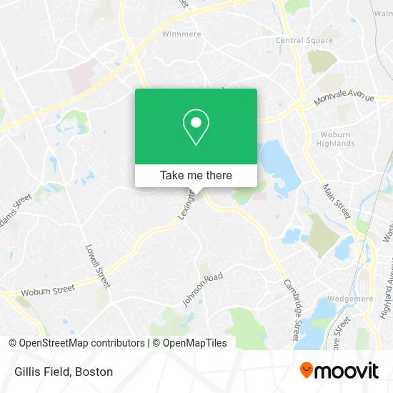 Gillis Field map