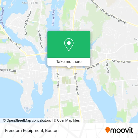 Freedom Equipment map
