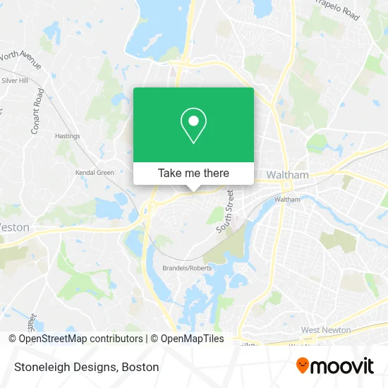 Stoneleigh Designs map