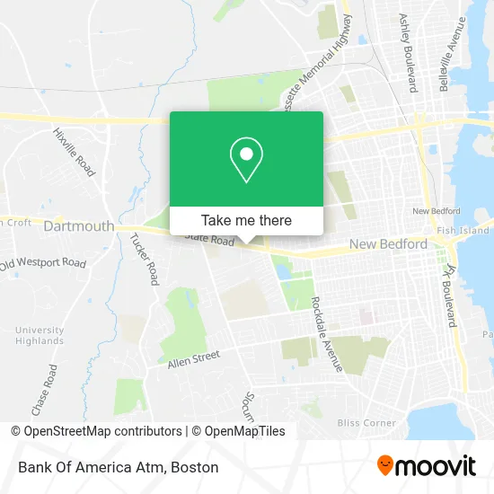 Bank Of America Atm map