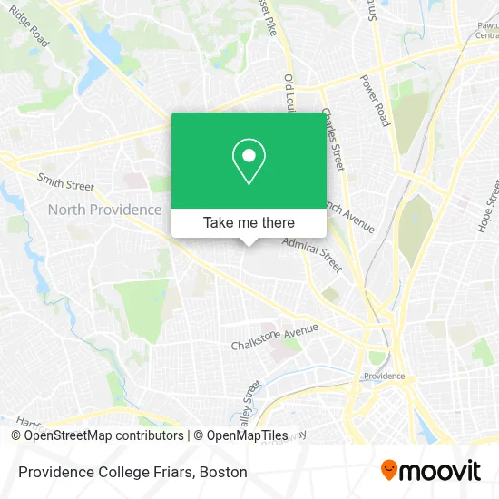 Providence College Friars map