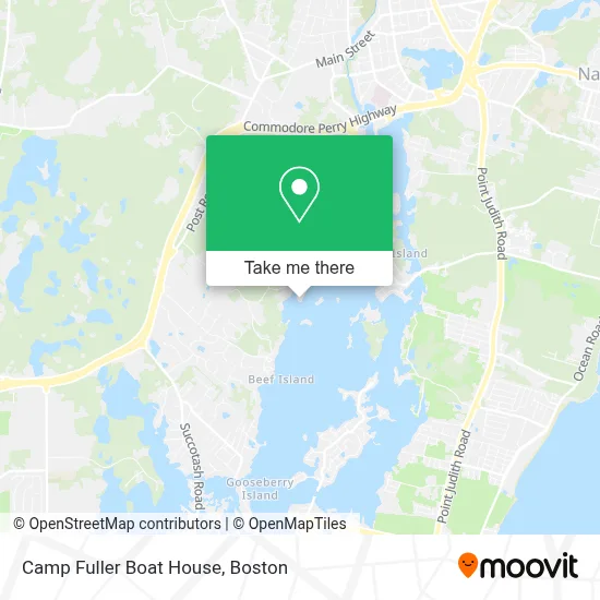 Camp Fuller Boat House map