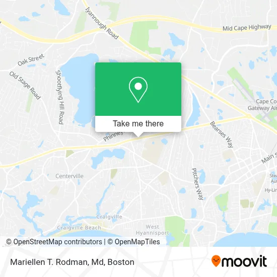 Mariellen T. Rodman, Md map