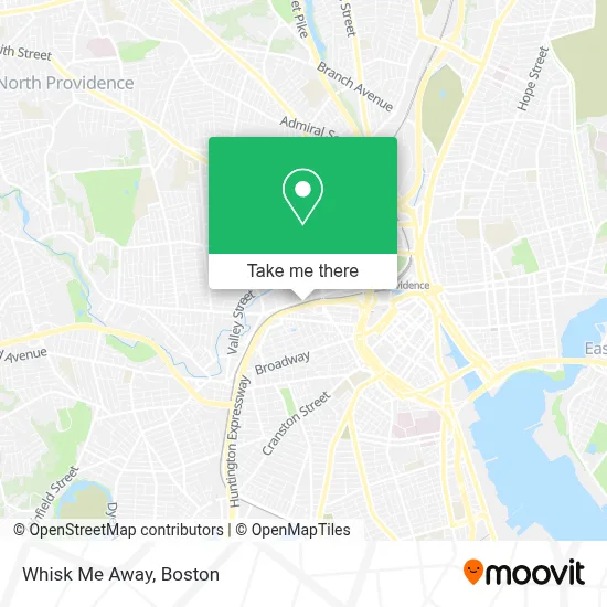 Whisk Me Away map