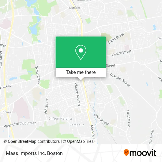 Mass Imports Inc map