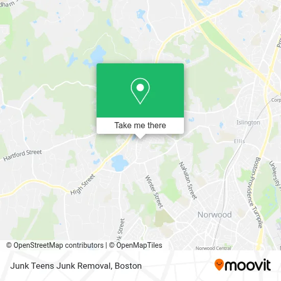 Junk Teens Junk Removal map