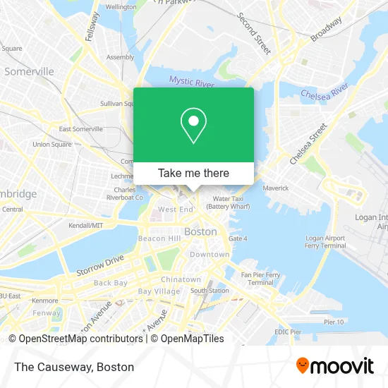 The Causeway map
