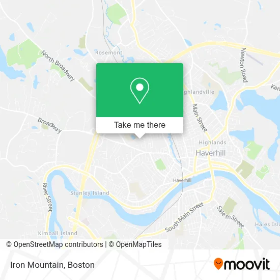 Iron Mountain map