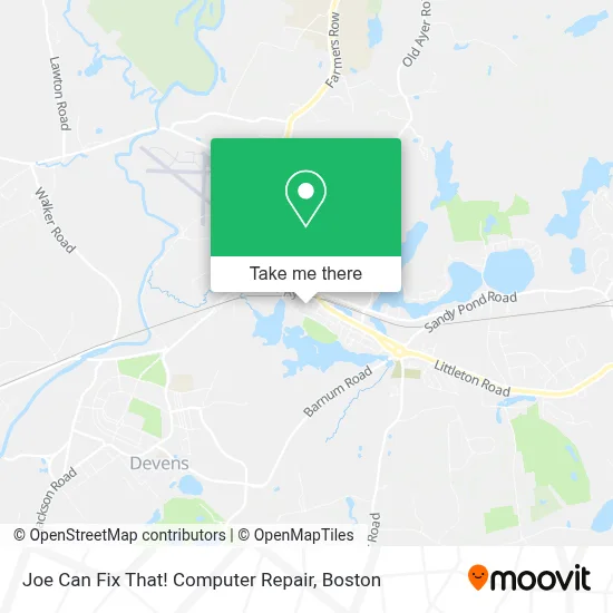 Joe Can Fix That! Computer Repair map