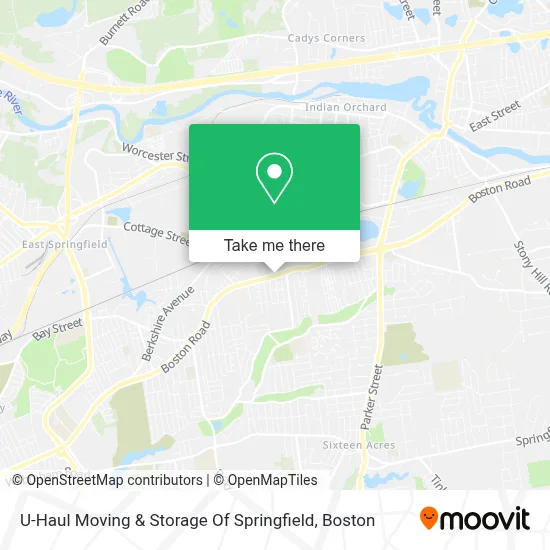 U-Haul Moving & Storage Of Springfield map