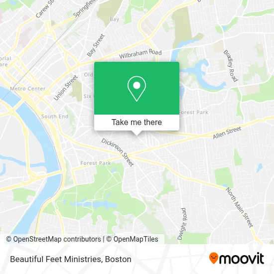 Beautiful Feet Ministries map