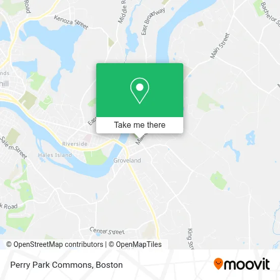 Perry Park Commons map
