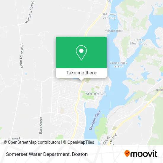 Somerset Water Department map
