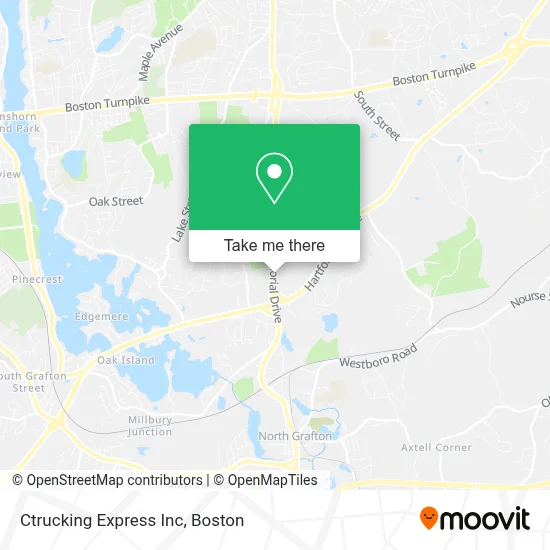 Ctrucking Express Inc map
