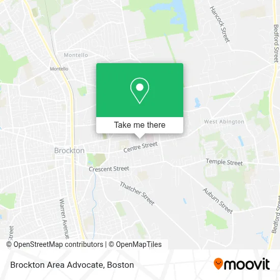 Brockton Area Advocate map