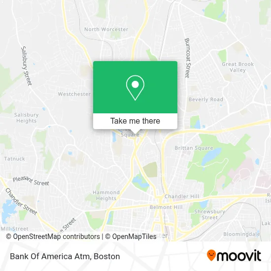 Bank Of America Atm map