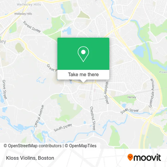 Kloss Violins map