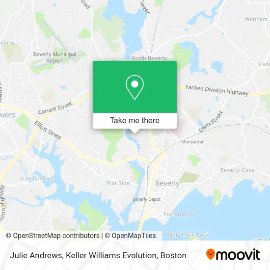 Julie Andrews, Keller Williams Evolution map