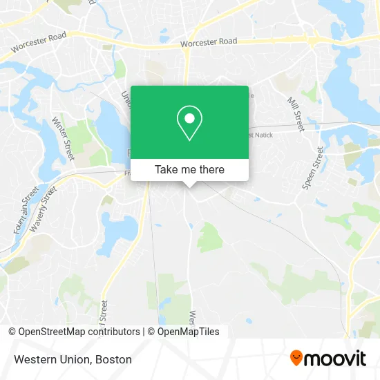 Western Union map