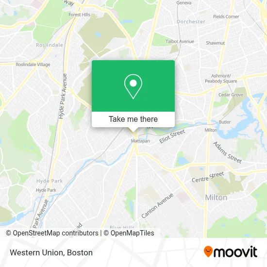 Western Union map