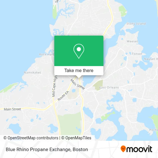 Blue Rhino Propane Exchange map