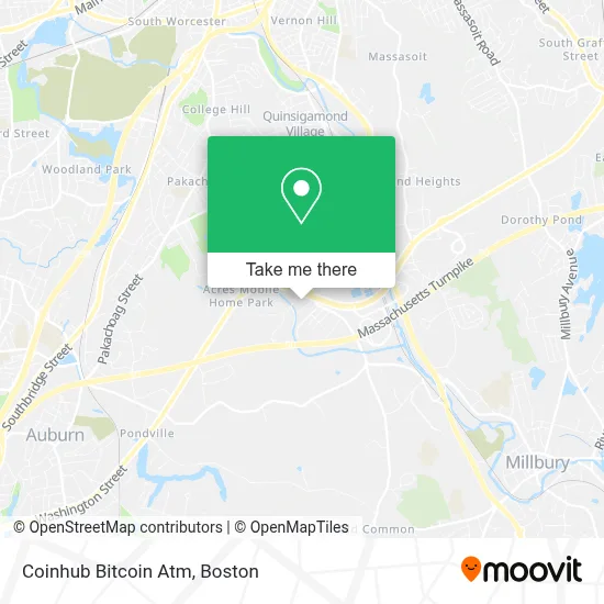 Coinhub Bitcoin Atm map