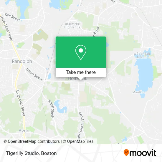 Tigerlily Studio map