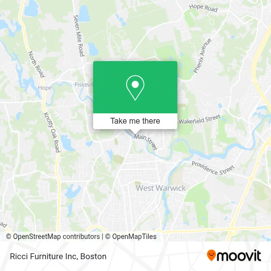Ricci Furniture Inc map