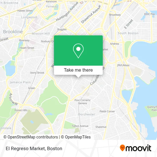 El Regreso Market map