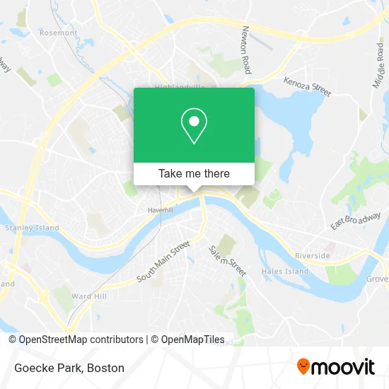 Goecke Park map