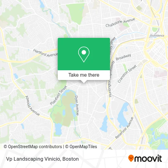 Vp Landscaping Vinicio map